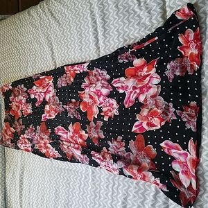 Floral & Polka Dot Maxi Dress